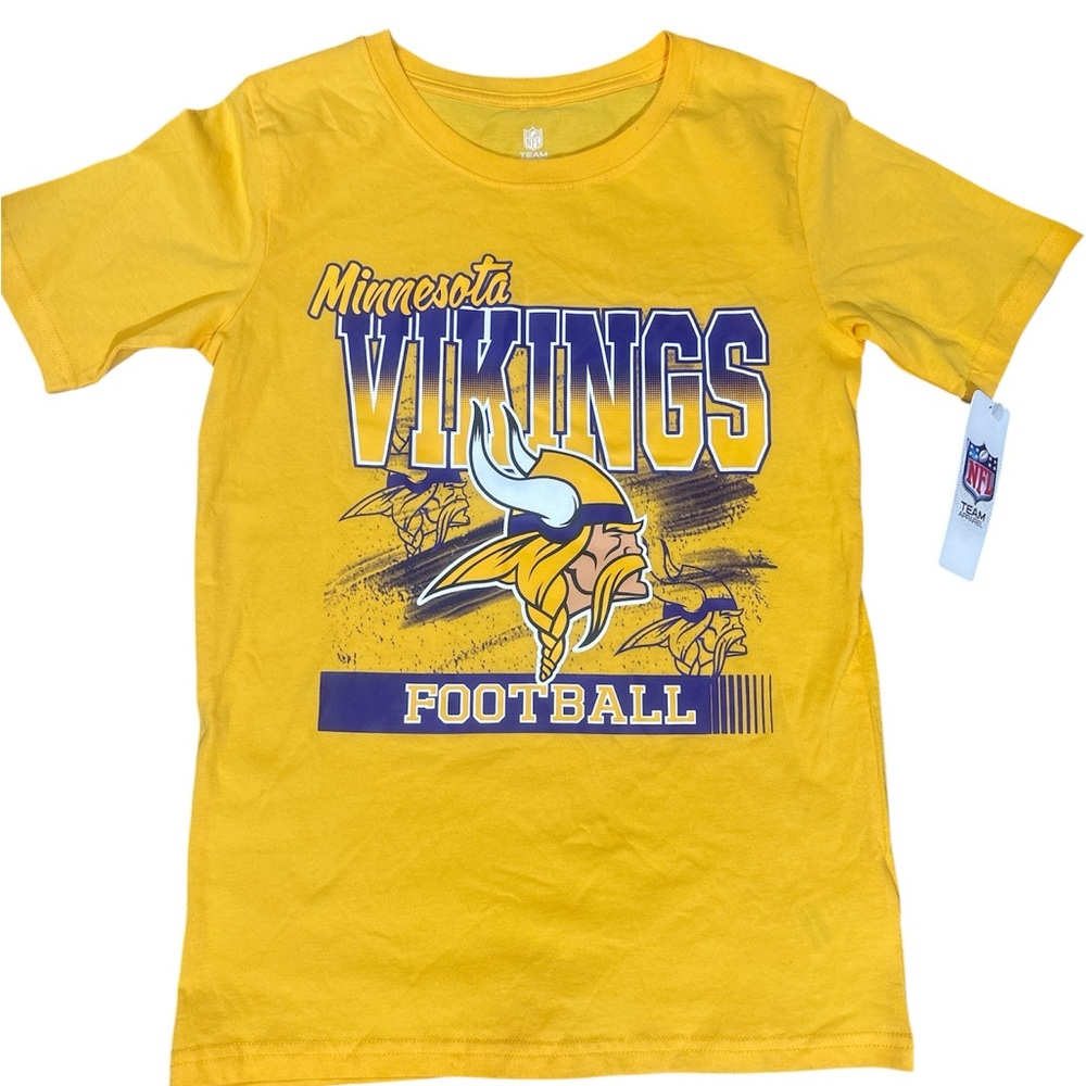 NFL Minnesota Vikings Kids Yellow Tee